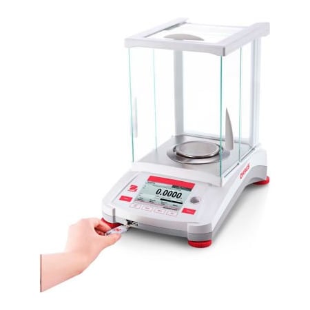 Ohaus Ohaus AX324 Analytical Balance with Auto Calibration 320g x 0.0001g 3-1/2" Diameter 30100604